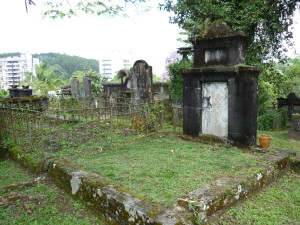 Der Friedhof von Joinville, wo man Zeuge der "Schaffhauser Namen" sein kann